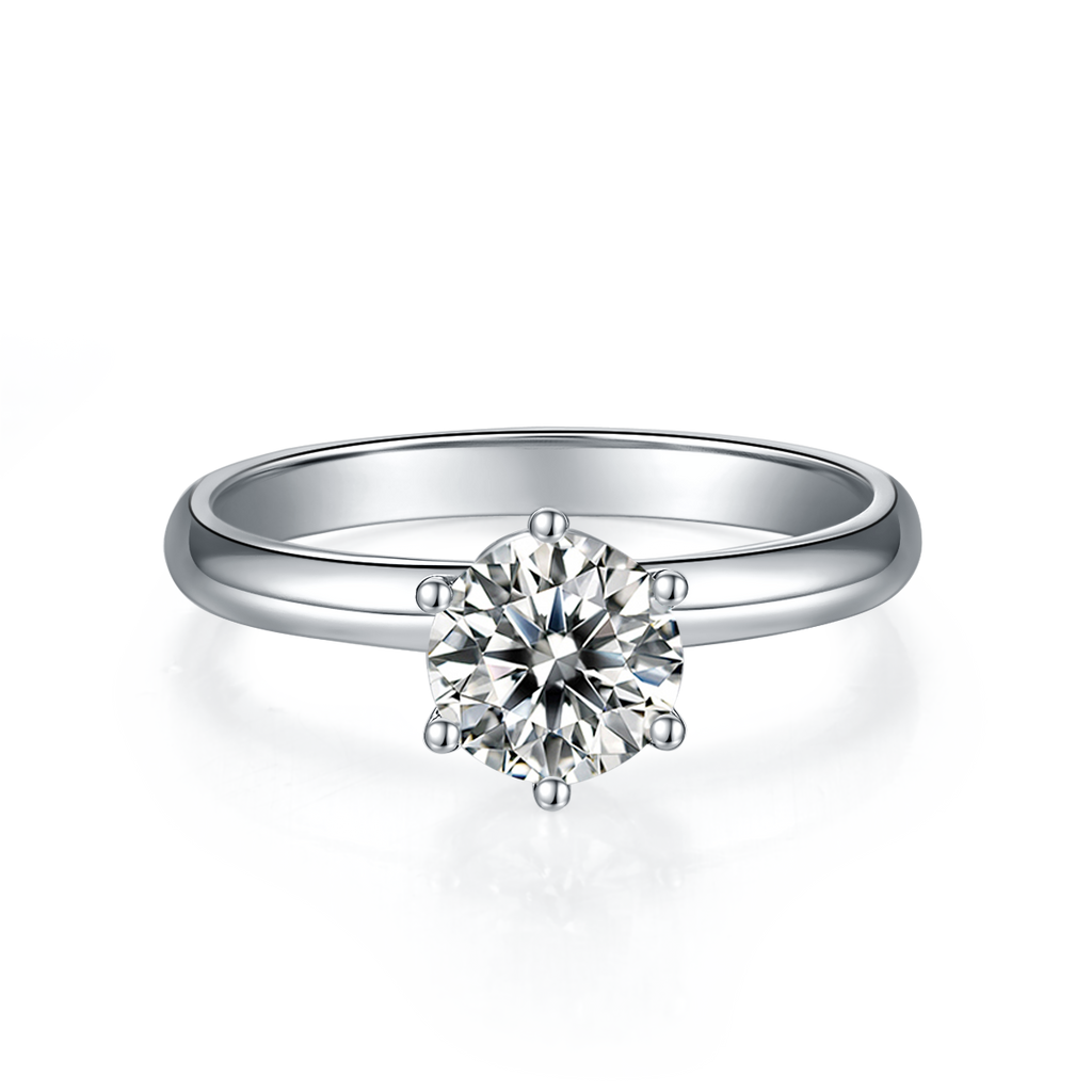 Moissanite Verlobungsring