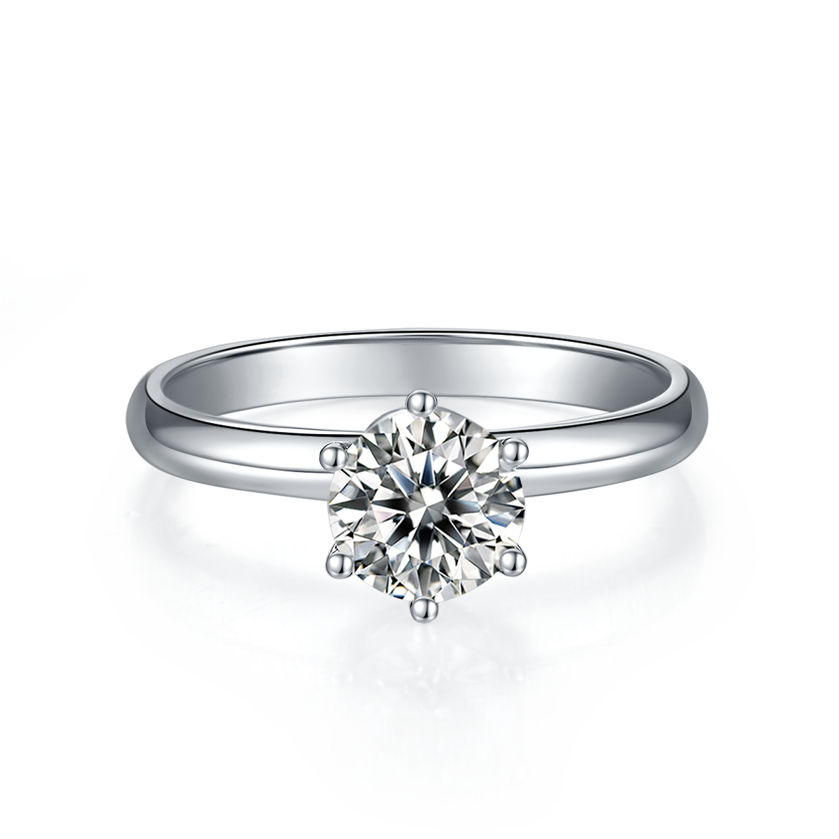 Moissanite Verlobungsring