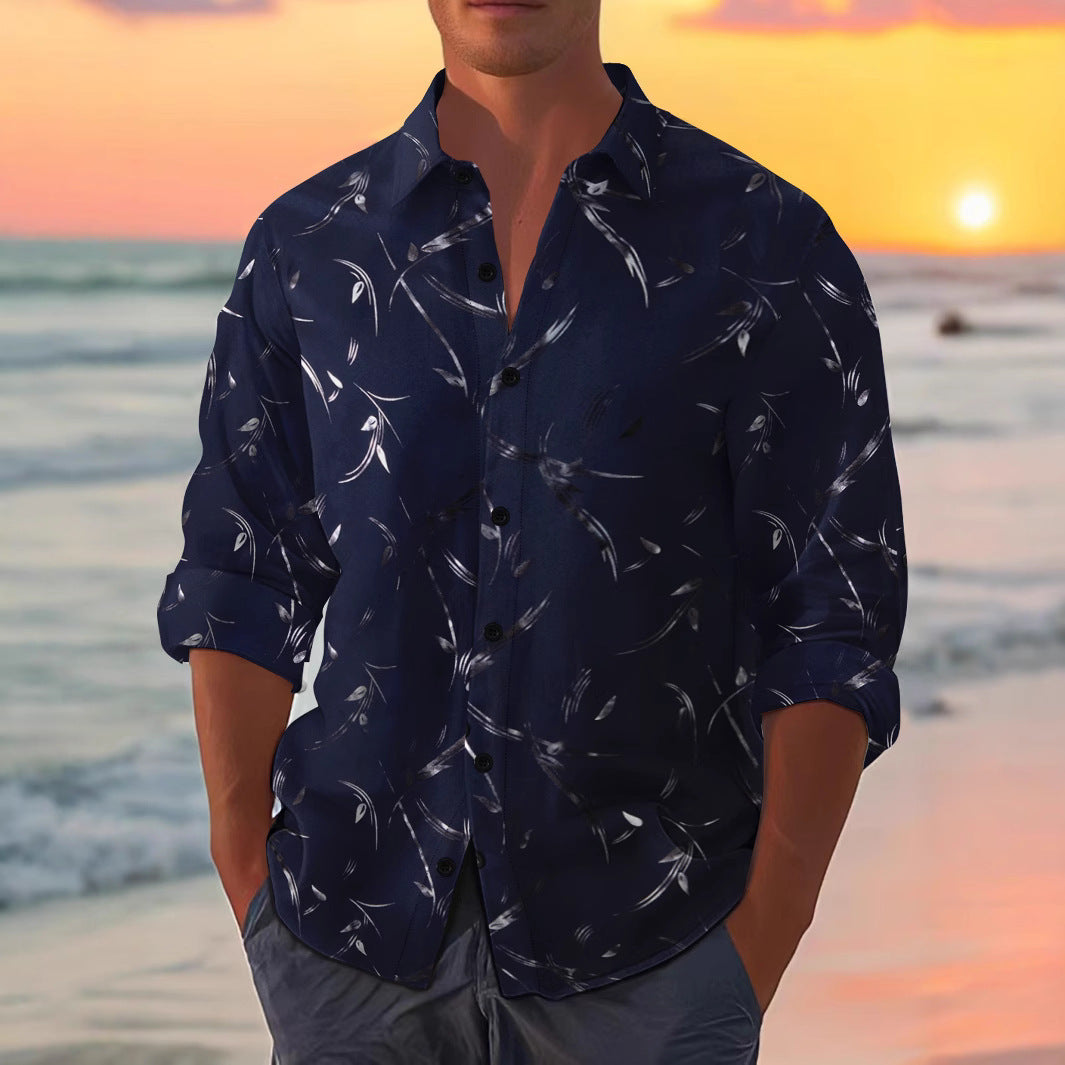 Herren-Langarmhemd mit Feder-Manschette – Bild 5 | LuxeStyle