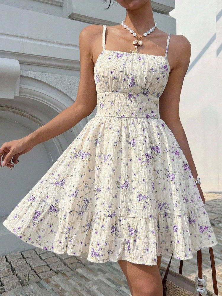 Elegantes, tailliertes Blumenkleid – Bild 5 | LuxeStyle