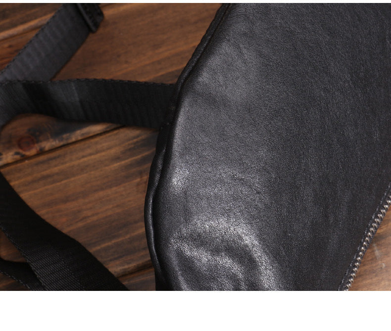 Kleine Leder-Bauchtasche für Herren – Bild 4 | LuxeStyle
