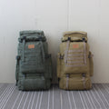 Robuster Canvas-Rucksack, Khaki | LuxeStyle