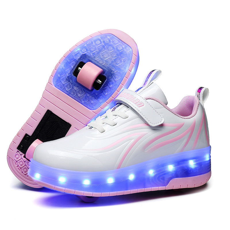 LED-Rollschuhe für Kinder, aufladbar – Bild 3 | LuxeStyle