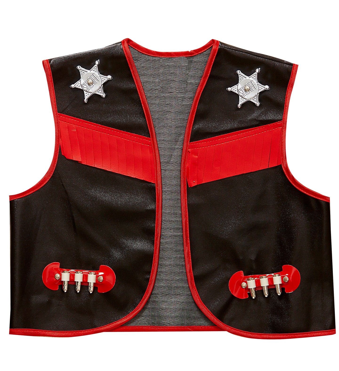 Kostüm Cowboy Gilet schwarz