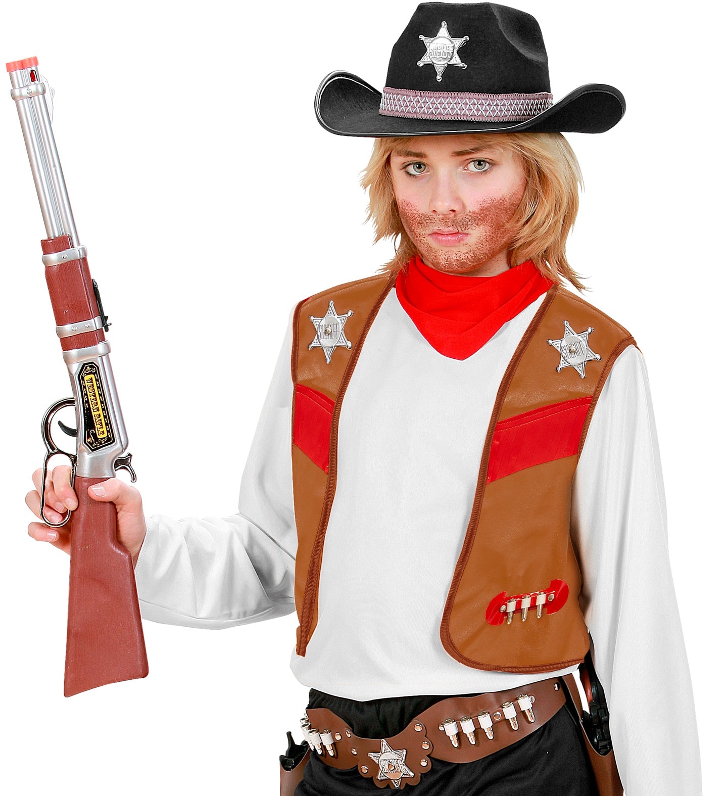 Kostüm Cowboy Gilet braun