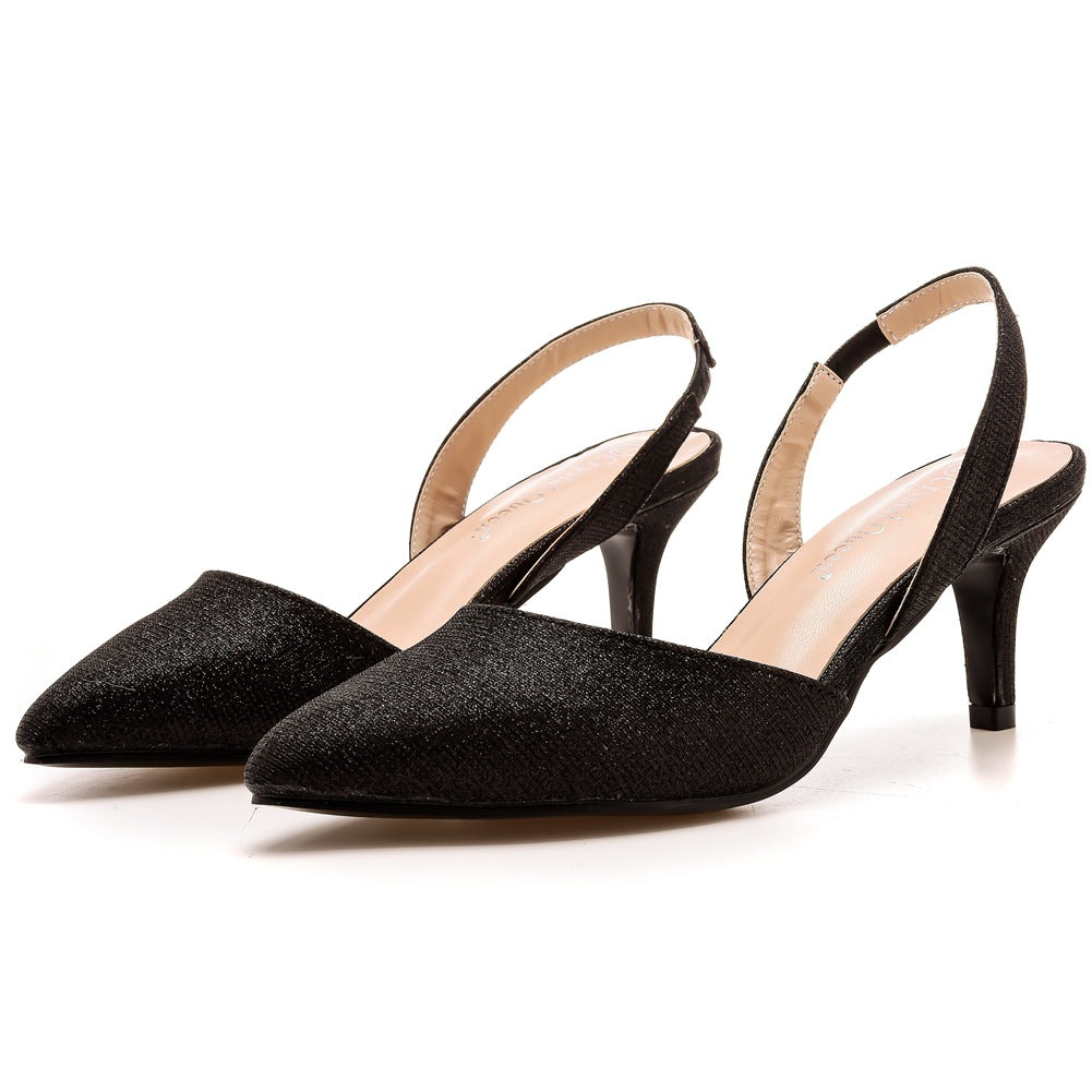 Farbwechselnde Slingback-Sandalen mit spitzer Zehe – Bild 21 | LuxeStyle