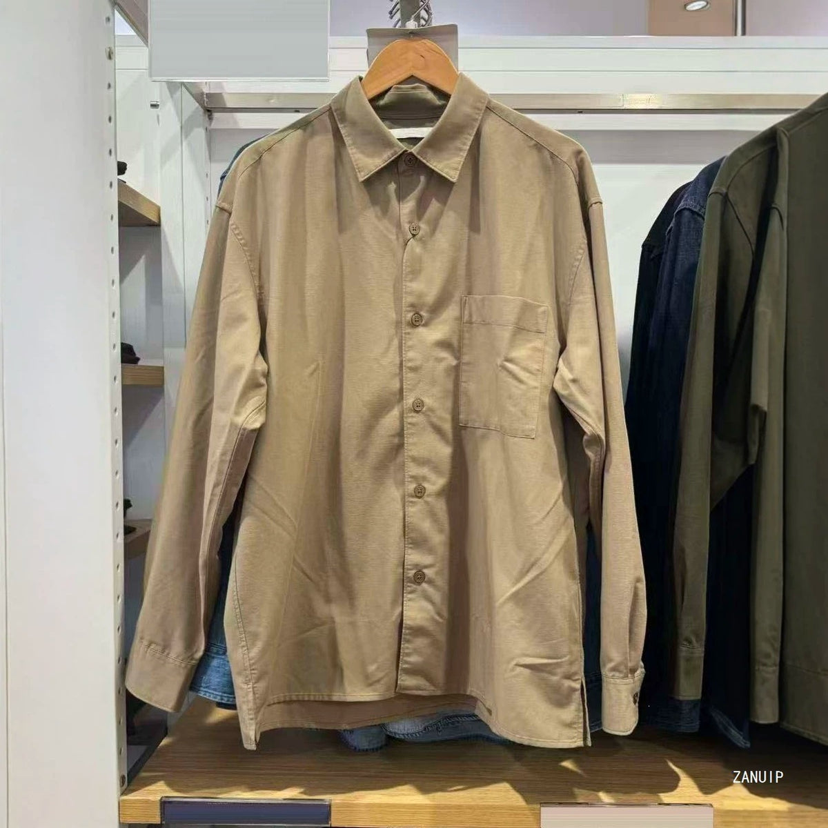 Männerlangärmeliges Shirt im Freizeitstil – Bild 8 | LuxeStyle