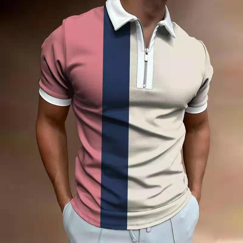 Polo-Shirt gestreift mit Reverskragen