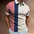 Polo-Shirt gestreift mit Reverskragen – Bild 1 | LuxeStyle