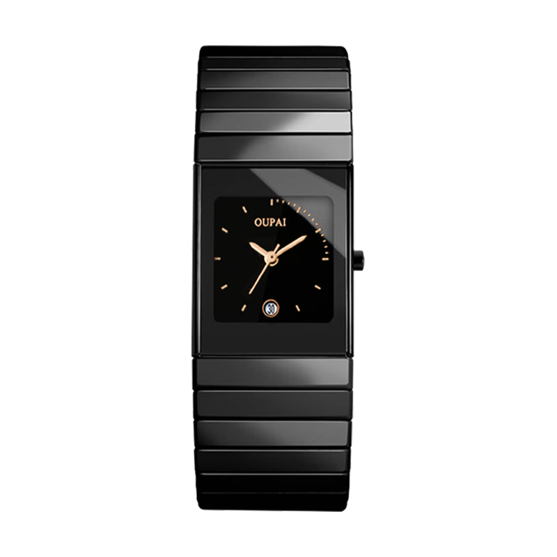 Einfache rechteckige Armbanduhr für Herren | LuxeStyle