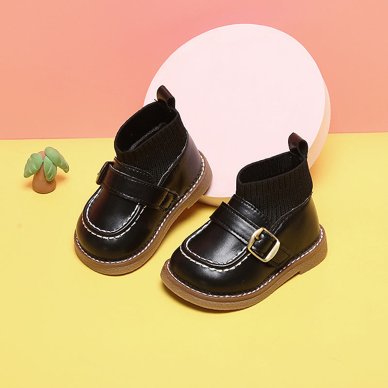 Warme Kinder-Stiefeletten aus Mikrofaserleder – Bild 7 | LuxeStyle