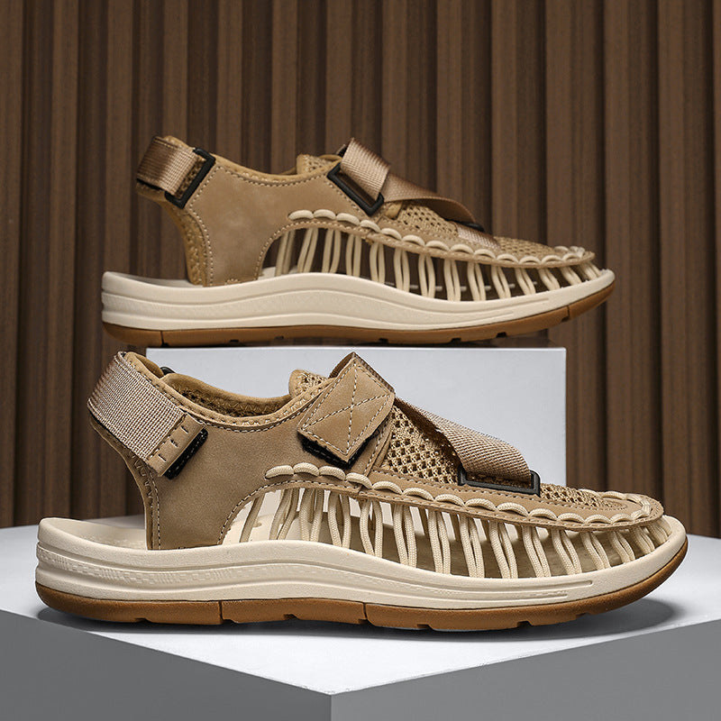Herren Sandalen im Flecht-Design