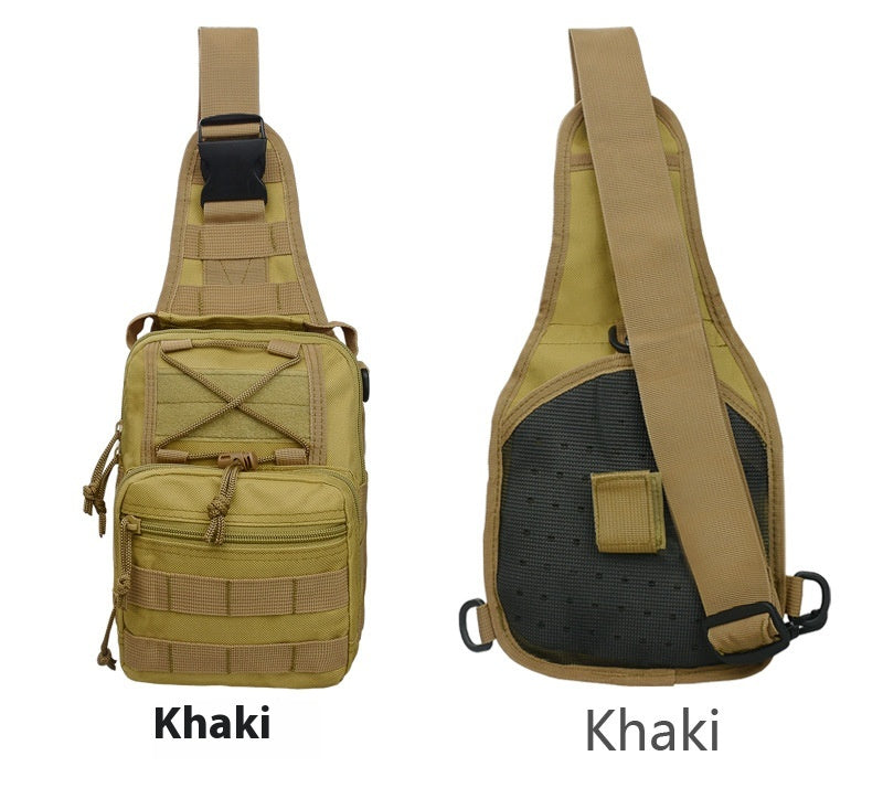 Oxford-Leinen Camouflage Schultertasche | LuxeStyle