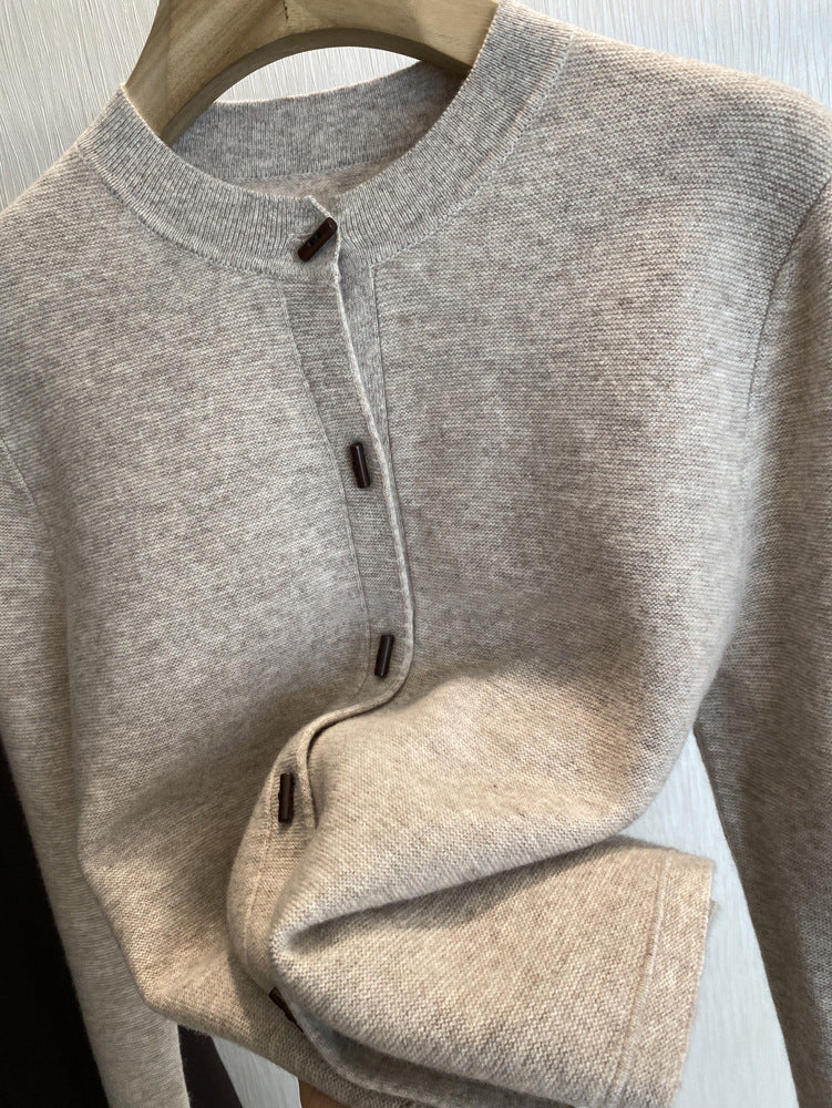 Woll-Cardigan im Casual Fit