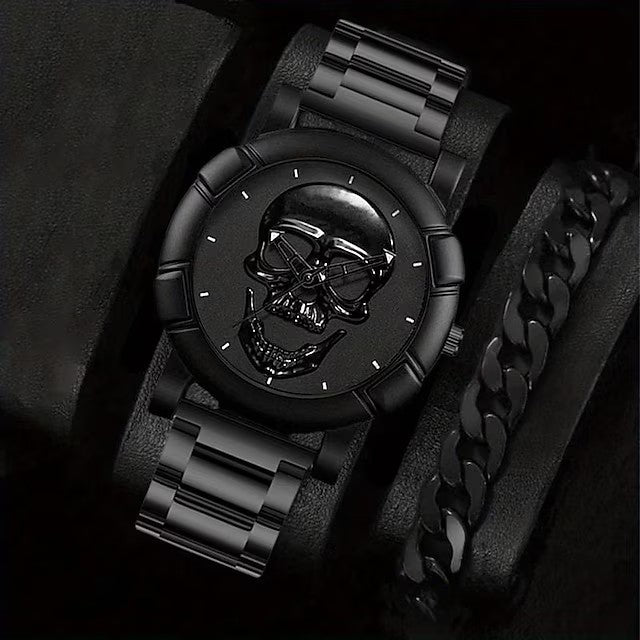 Herren Business Geschenkset Uhr & Halskette – Ansicht 2