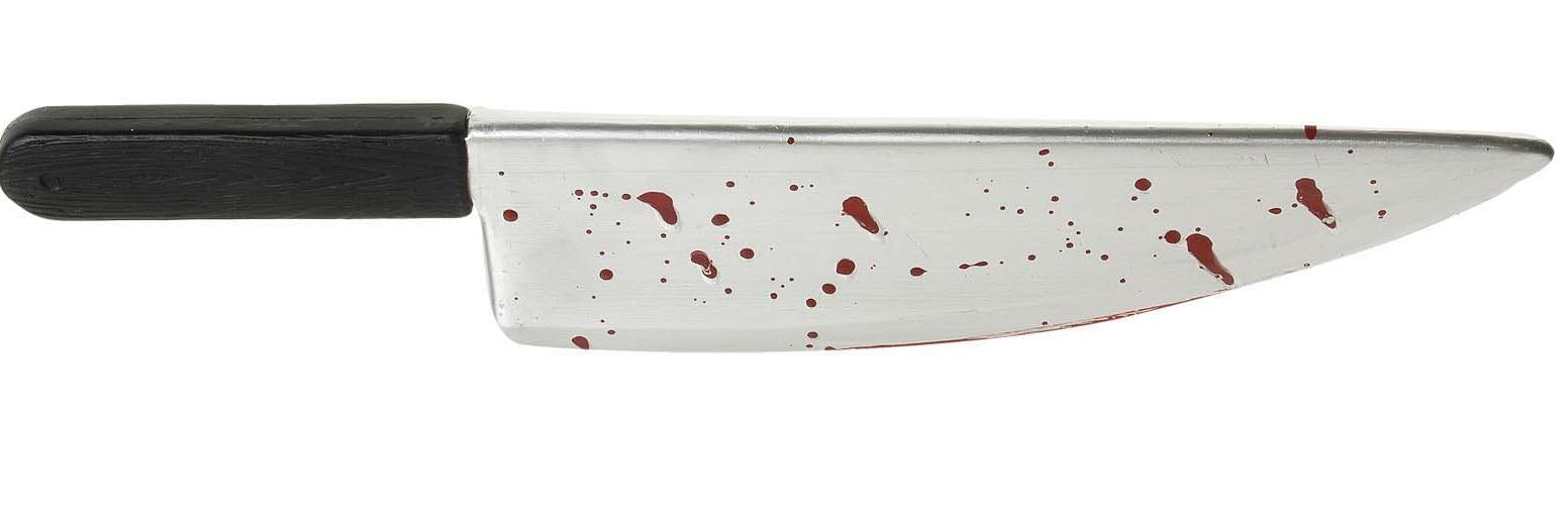 Messer blutverschmiert
