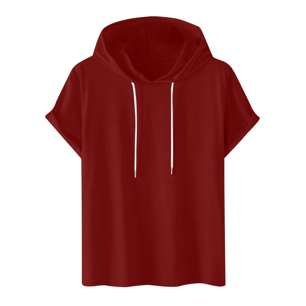 Herren Kurzarm Hoodie