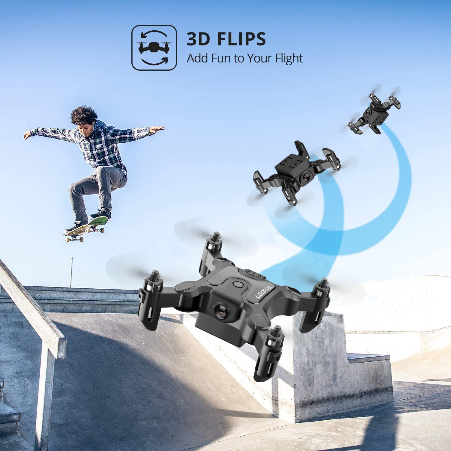Mini-Drohne «SkyCam» · mit HD-Kamera