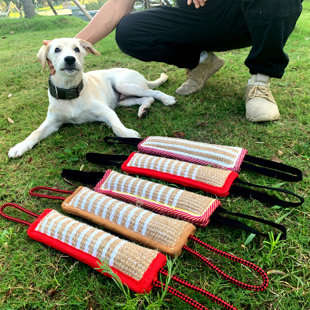 Beissfester Hanf-Beissstab für Hunde, 30cm