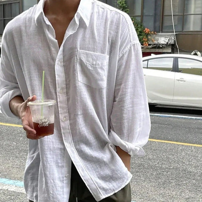 Koreanisches atmungsaktives Langarmshirt – Bild 6 | LuxeStyle