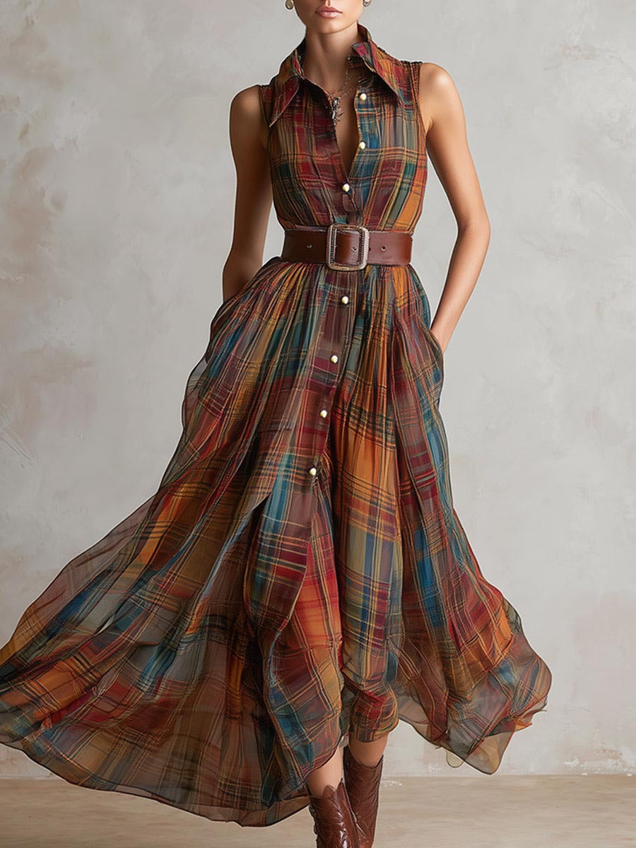 Ärmelloses Midikleid mit offener Rückenpartie – Bild 2 | LuxeStyle