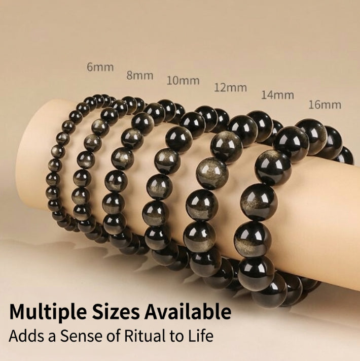Obsidian Kristall Armband