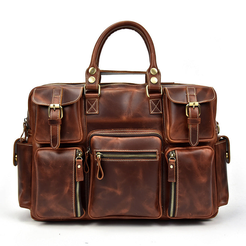 Genuine Leder Crossbody Messenger – Bild 4 | LuxeStyle