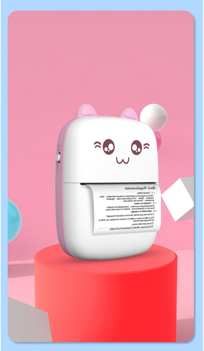 Portabler Mini-Drucker für Fotos & Notizen – Bluetooth/WiFi
