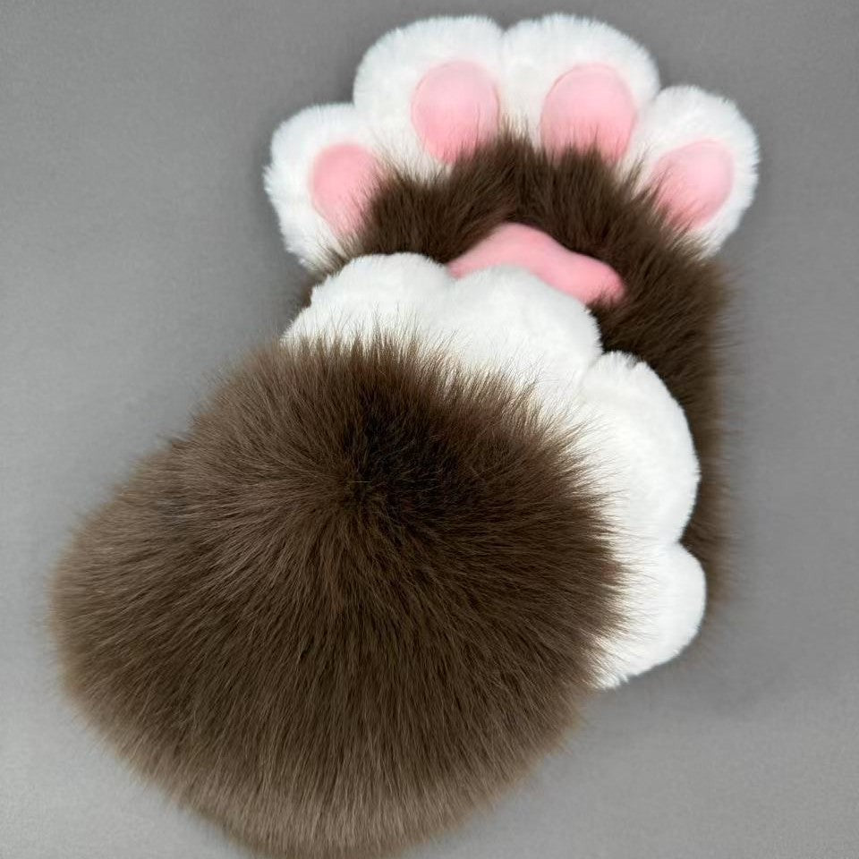 Bunte Tierpfoten-Cosplay-Handschuhe