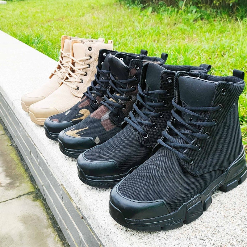 Herren-Stiefel mit Schnürung und dicker Sohle – Bild 7 | LuxeStyle