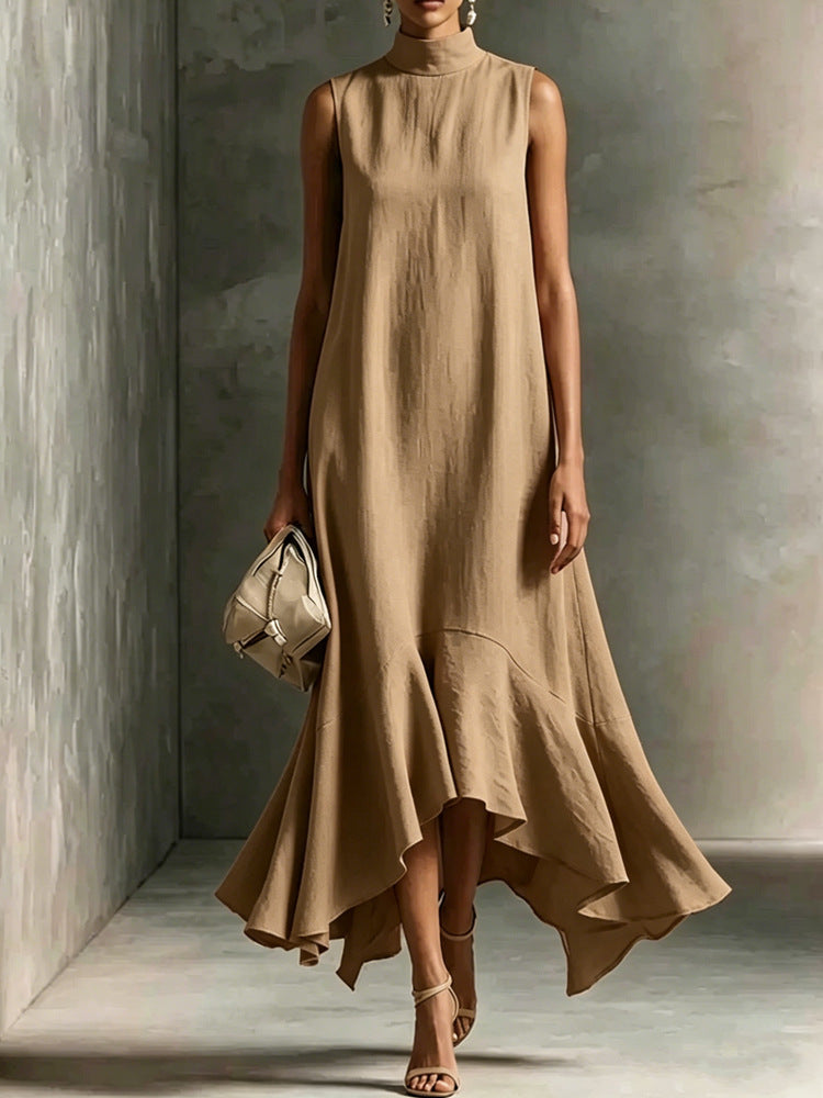 Elegantes ärmelloses Plissee-Kleid für Damen – Bild 7 | LuxeStyle