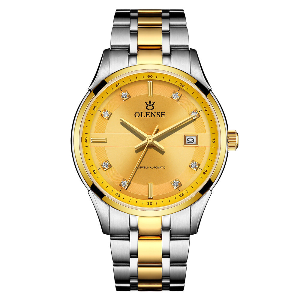 Mechanische Herrenuhr aus Edelstahl – Bild 4 | LuxeStyle