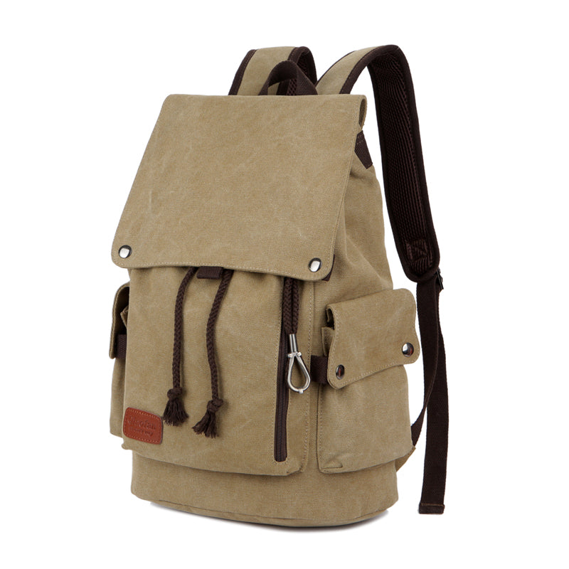 Retro Canvas-Rucksack für Herren – Bild 3 | LuxeStyle