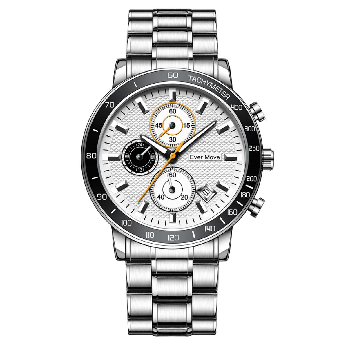 Wasserdichte Leucht-Armbanduhr aus Stahl