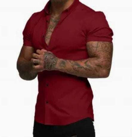 Herren Fitness-Shirt Kurzarm – Bild 3 | LuxeStyle