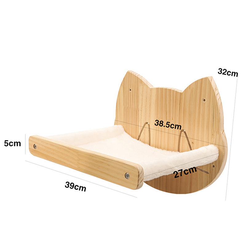 DIY Katzen-Kletterwand aus Massivholz