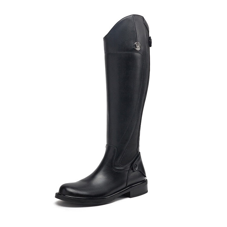 Damen Stiefel mit hohem Chunky-Absatz