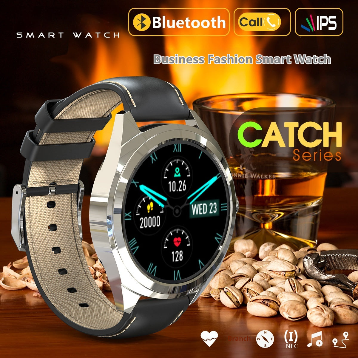 S82i Smartwatch mit Herzfrequenz & Schlaf-Tracking – Bild 2 | LuxeStyle