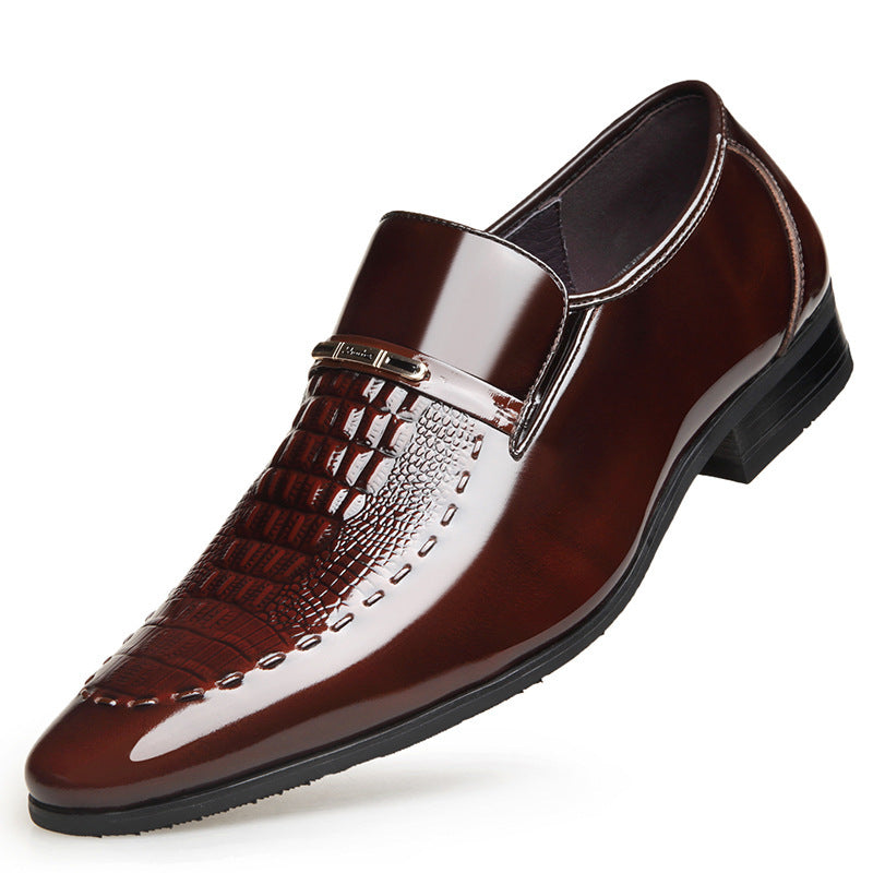 Herrenschuhe Kroko-Muster Lackleder – Bild 3 | LuxeStyle
