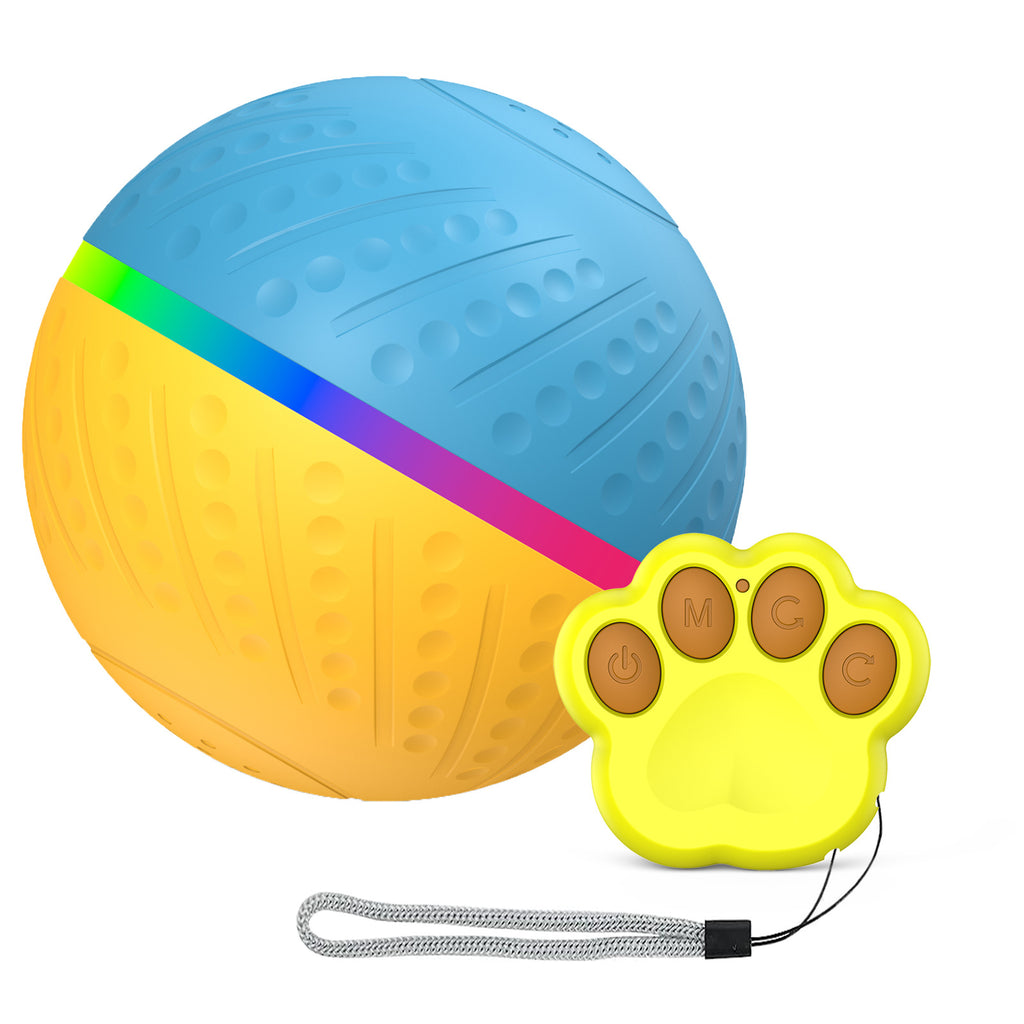 Interaktiver Spielball für Haustiere mit Fernbedienung