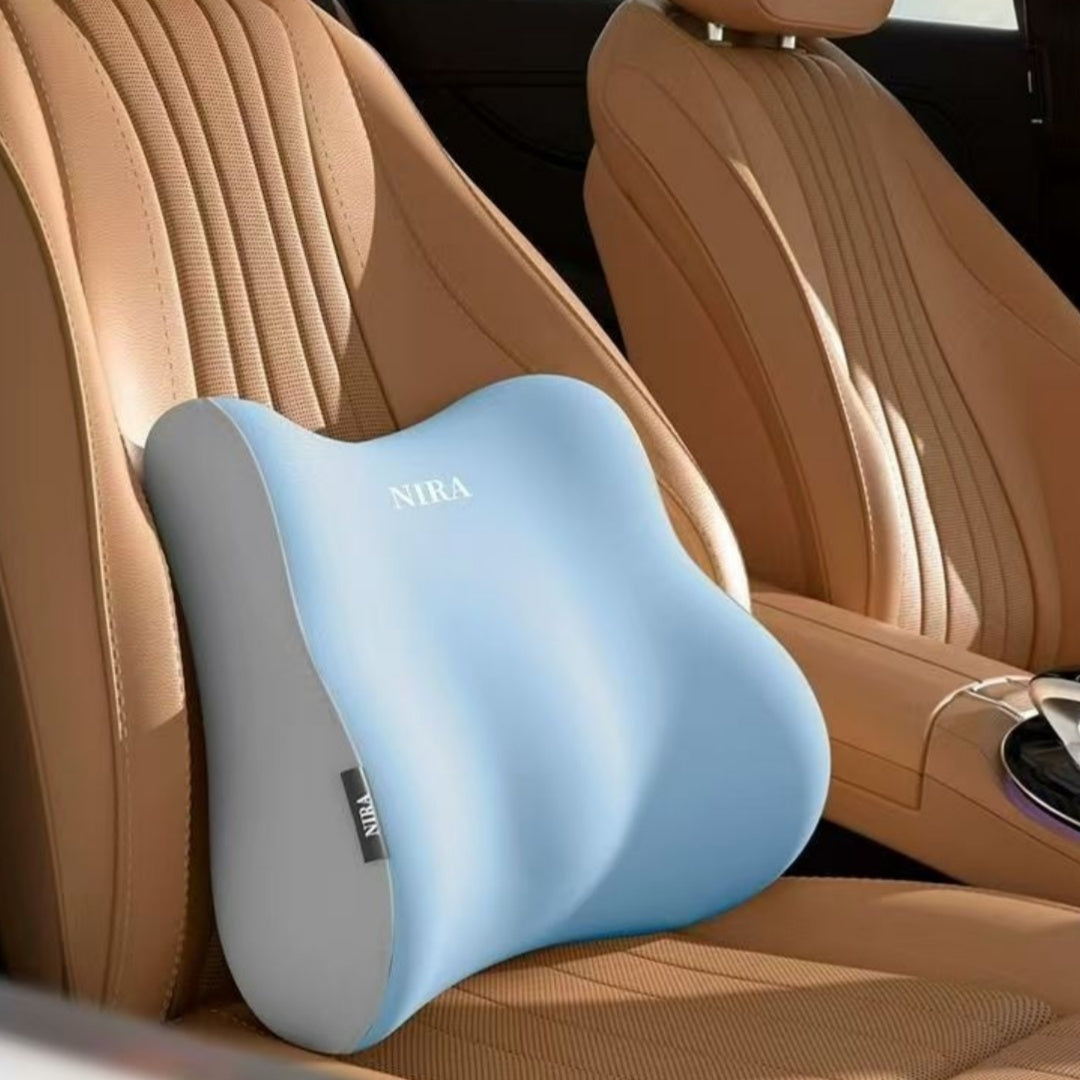 Einfarbiges Lendenkissen aus Memory Foam | LuxeStyle