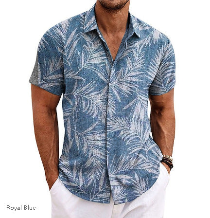 Leinen-T-Shirt kurzarm für Herren – Bild 2 | LuxeStyle