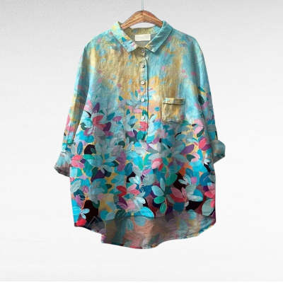 Bluse mit 3D-Druck