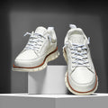 Weisses Sneaker-Schuh Paar für Herren – Bild 7 | LuxeStyle