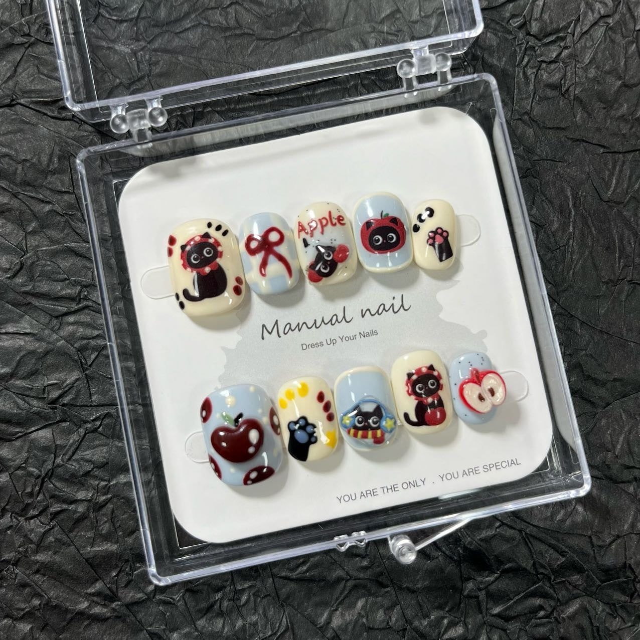 Anklebbare Nagelsticker für alle