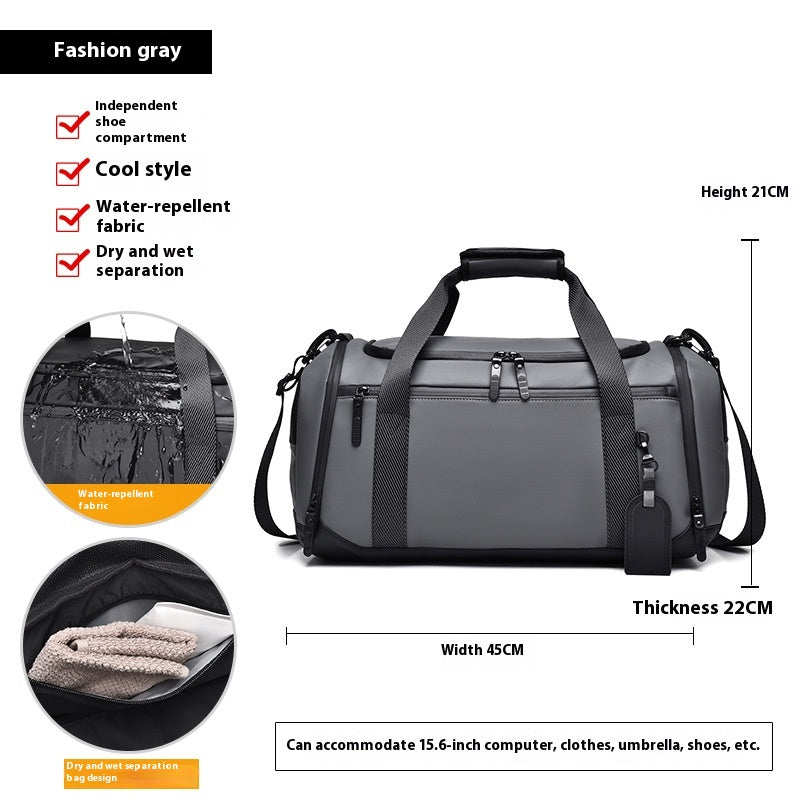 Grosse Reise-Tasche mit Nass-/Trockentrennung