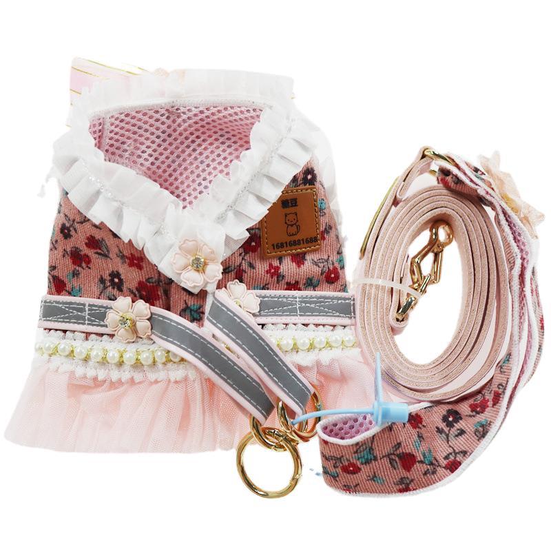 Reflektierendes Geschirr mit Leine | LuxeStyle