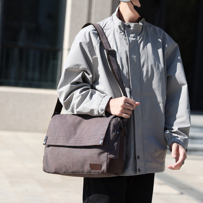 Canvas Schultertasche – grosse Kapazität – Bild 2 | LuxeStyle