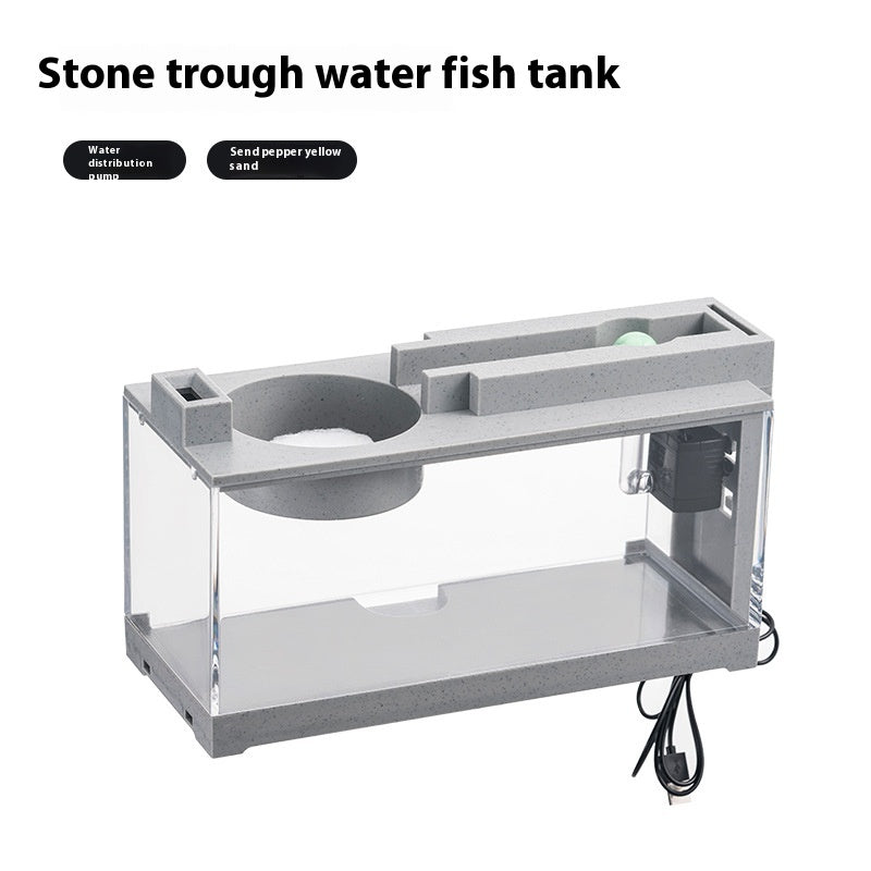 Kleiner Aquarium-Filter mit Wasserpumpe