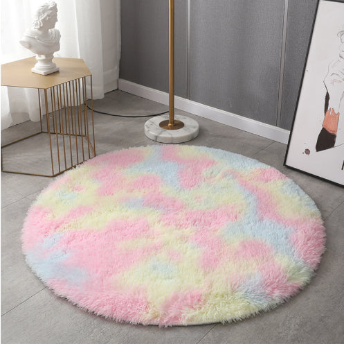 Runder Hochflor-Teppich aus Kunstfell – Bild 12 | LuxeStyle
